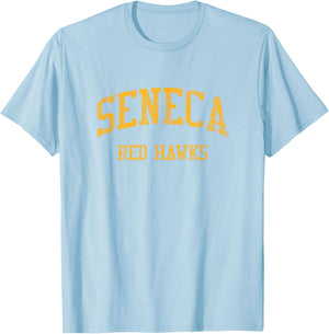 Seneca High School HS Louisville KY Vintage Sports T-Shirt - T-Shirt | Light Blue