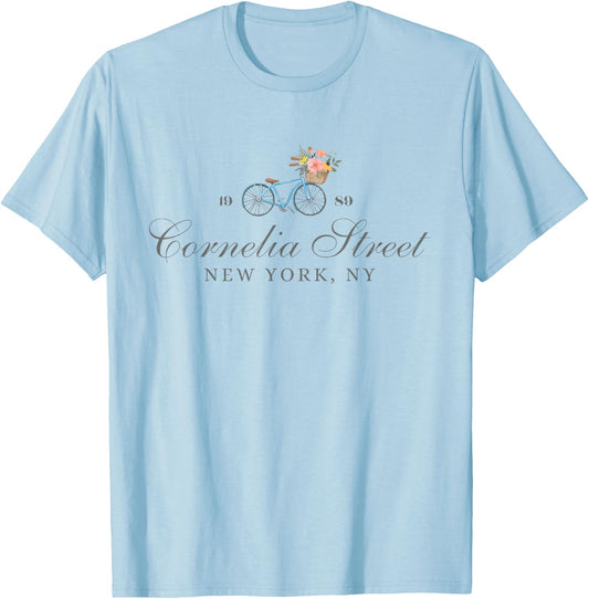 Cornelia Street T-Shirt - T-Shirt | Light Blue