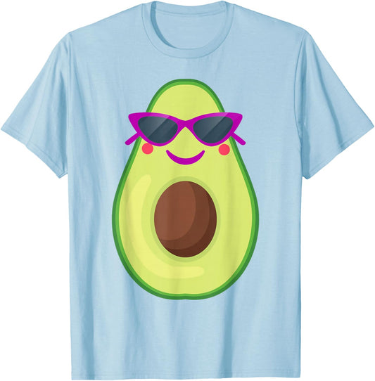Avocado Costume Funny Halloween Guacamole Guac T-Shirt - T-Shirt | Light Blue