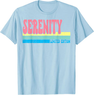 SERENITY Name Personalized Cute Idea Groovy Women SERENITY T-Shirt - T-Shirt | Light Blue