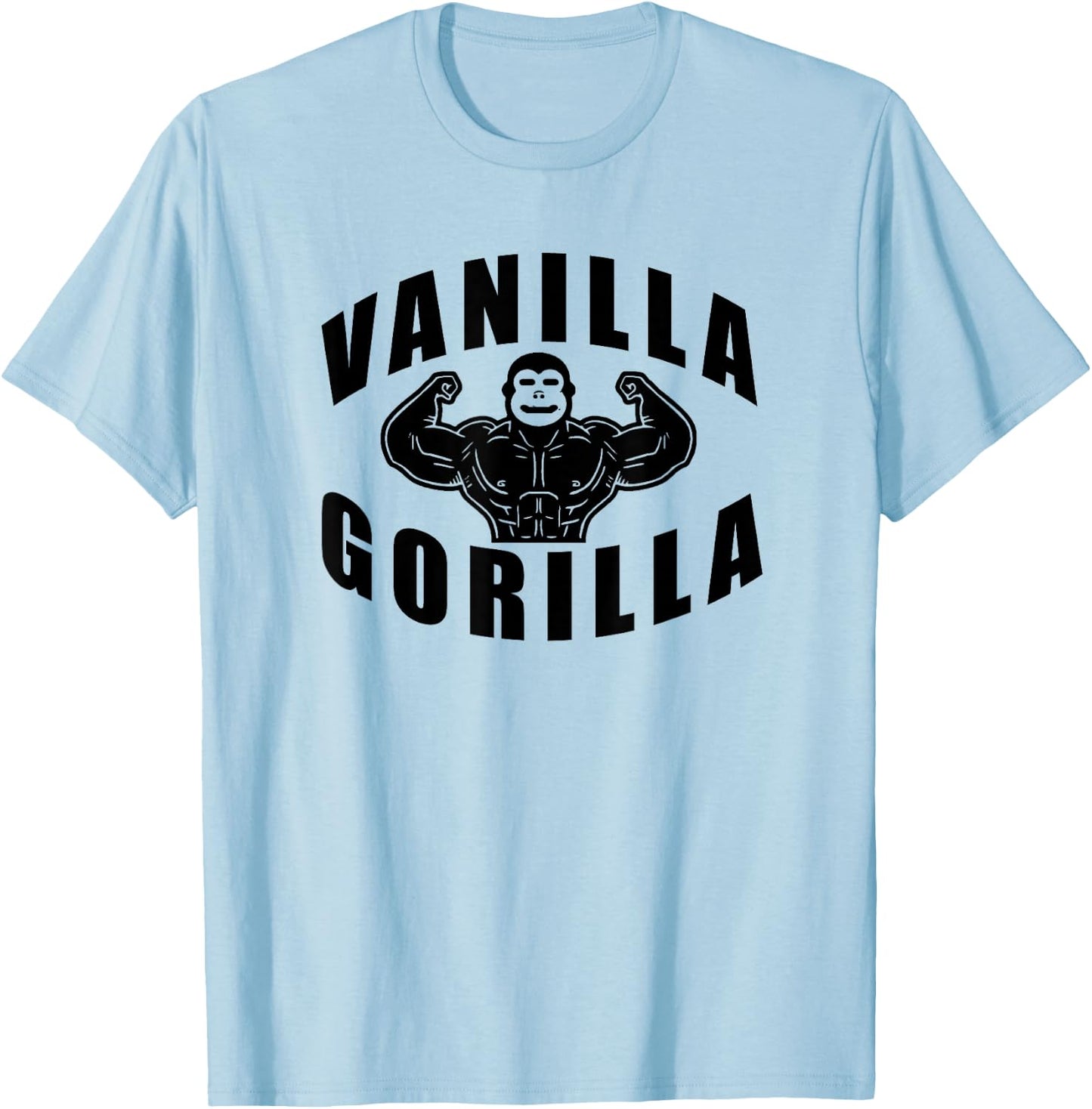 Vanilla Gorilla Muscle T-Shirt - T-Shirt | Light Blue