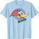 Woody Woodpecker Bold Circle Face Portrait T-Shirt - T-Shirt | Light Blue