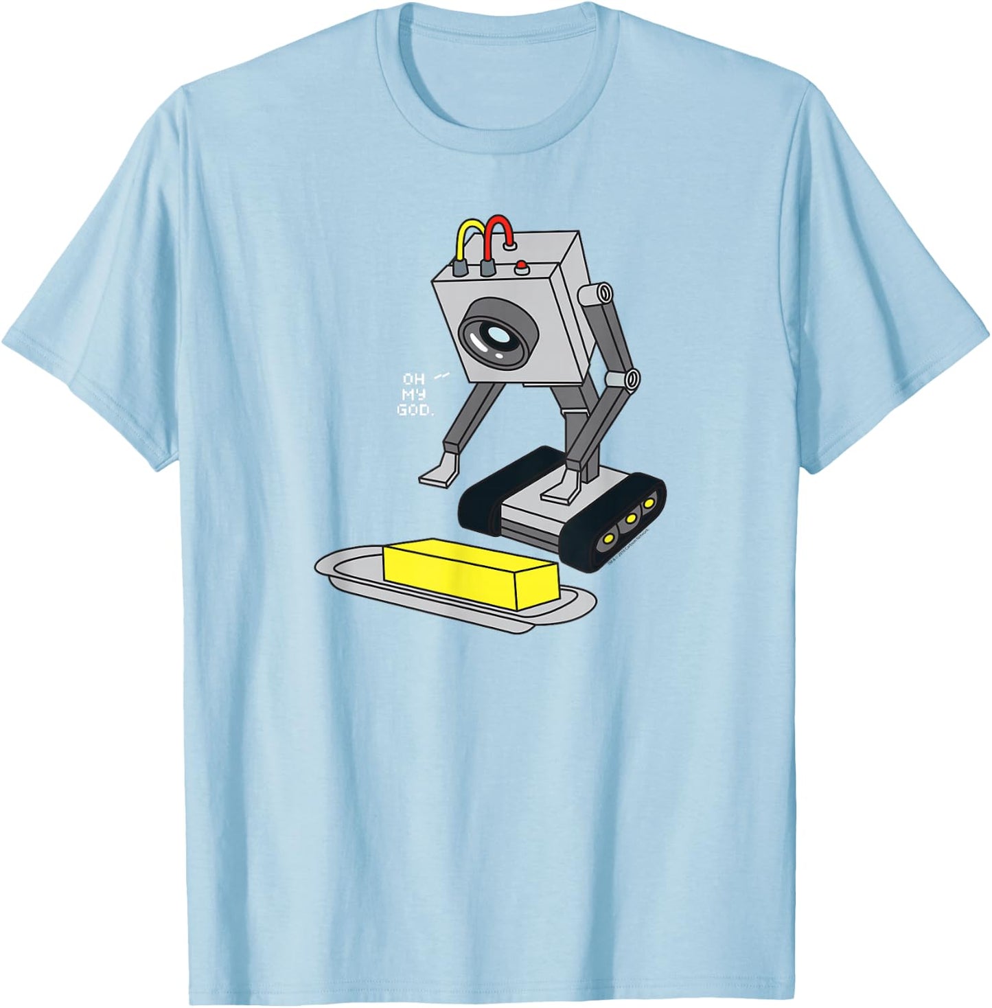 Rick and Morty Pass The Butter T-Shirt - T-Shirt | Light Blue