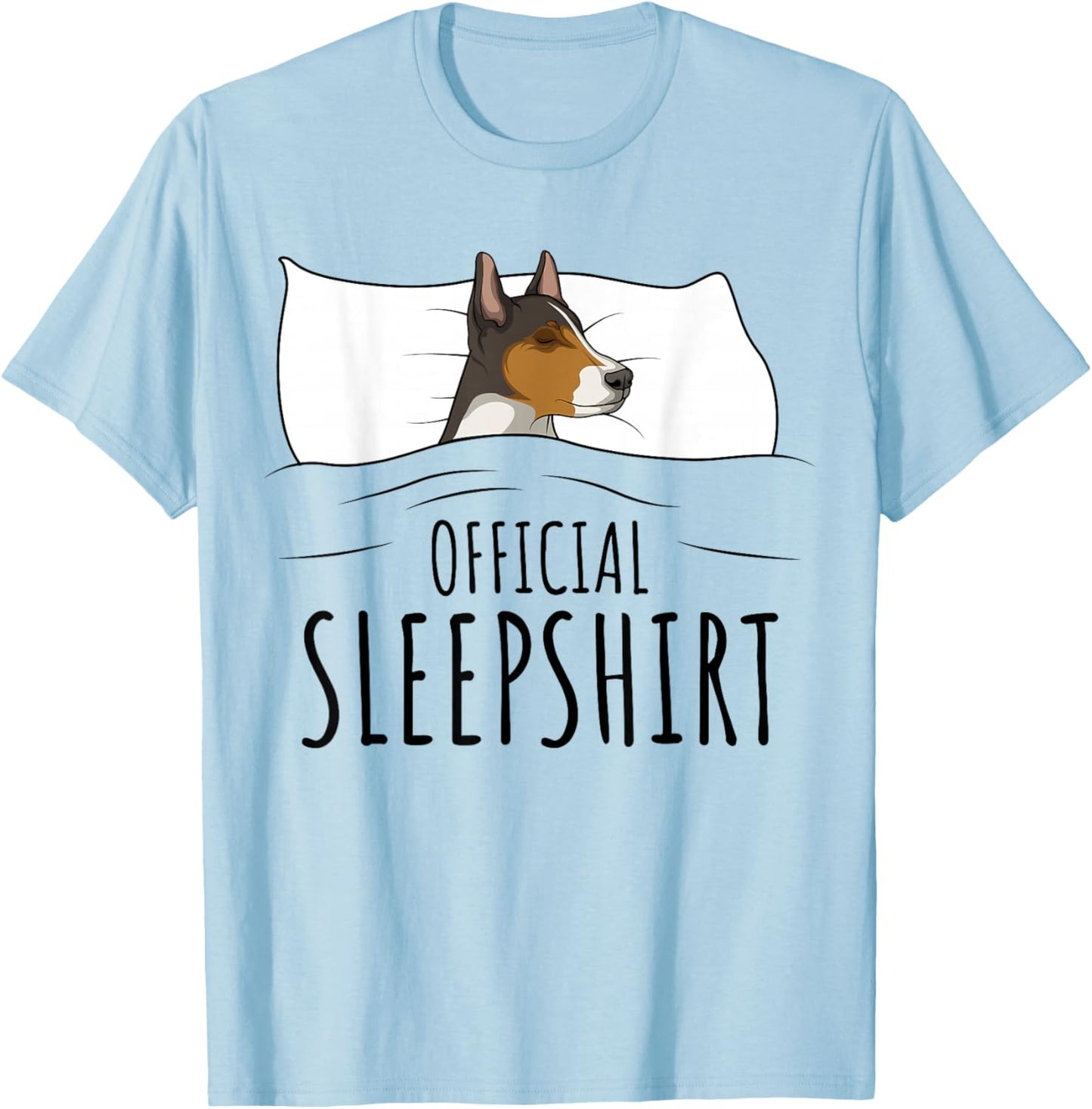 Rat Terrier Dog Official Sleepshirt T-Shirt - T-Shirt | Light Blue