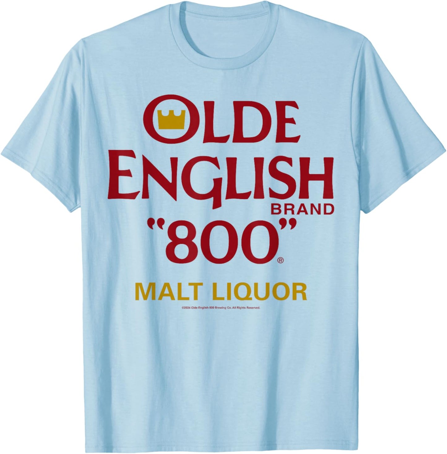 Old English 800 Malt Liquor T-Shirt - T-Shirt | Light Blue