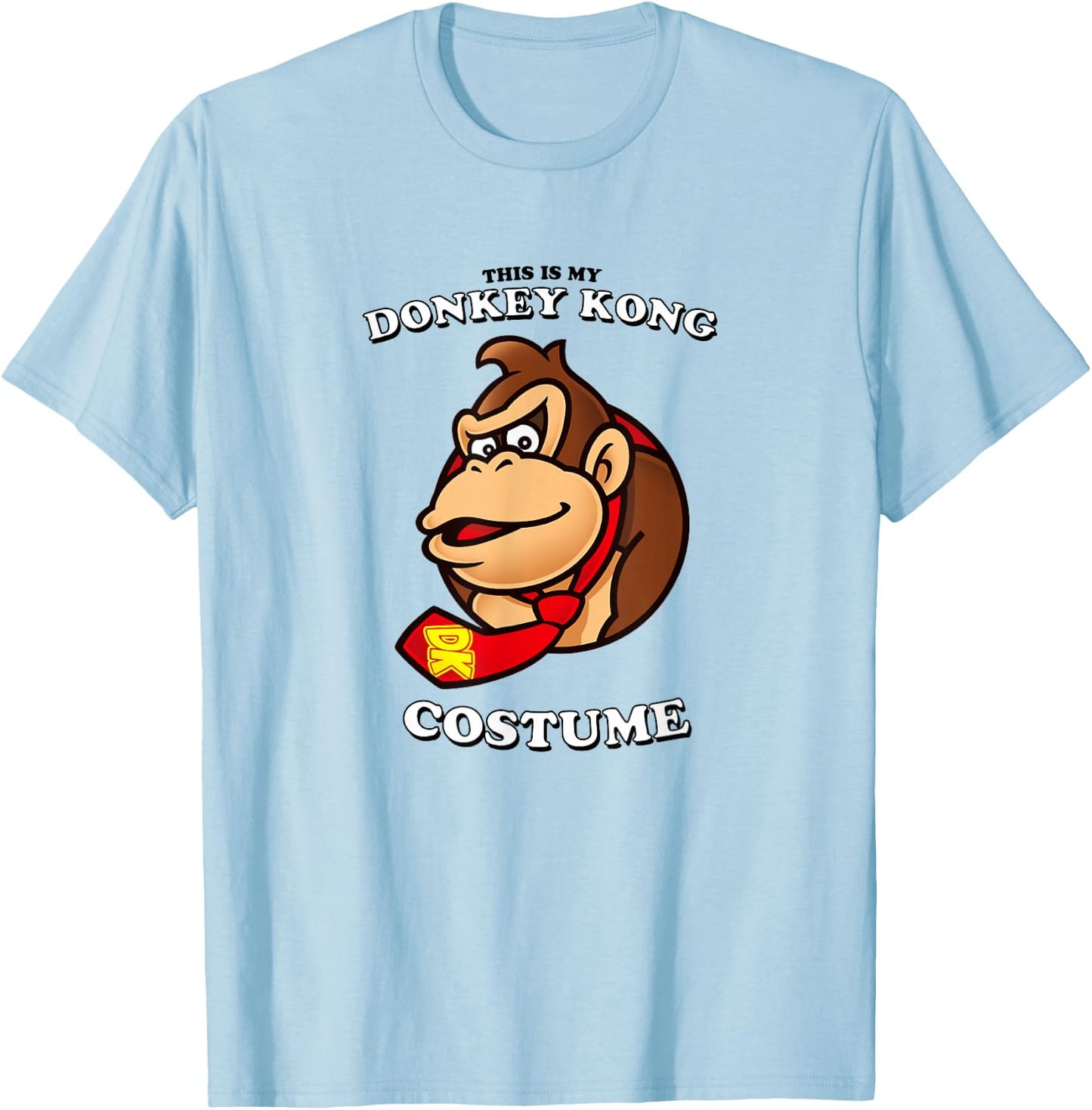 Super Mario Halloween This Is My Donkey Kong Costume T-Shirt - T-Shirt | Light Blue