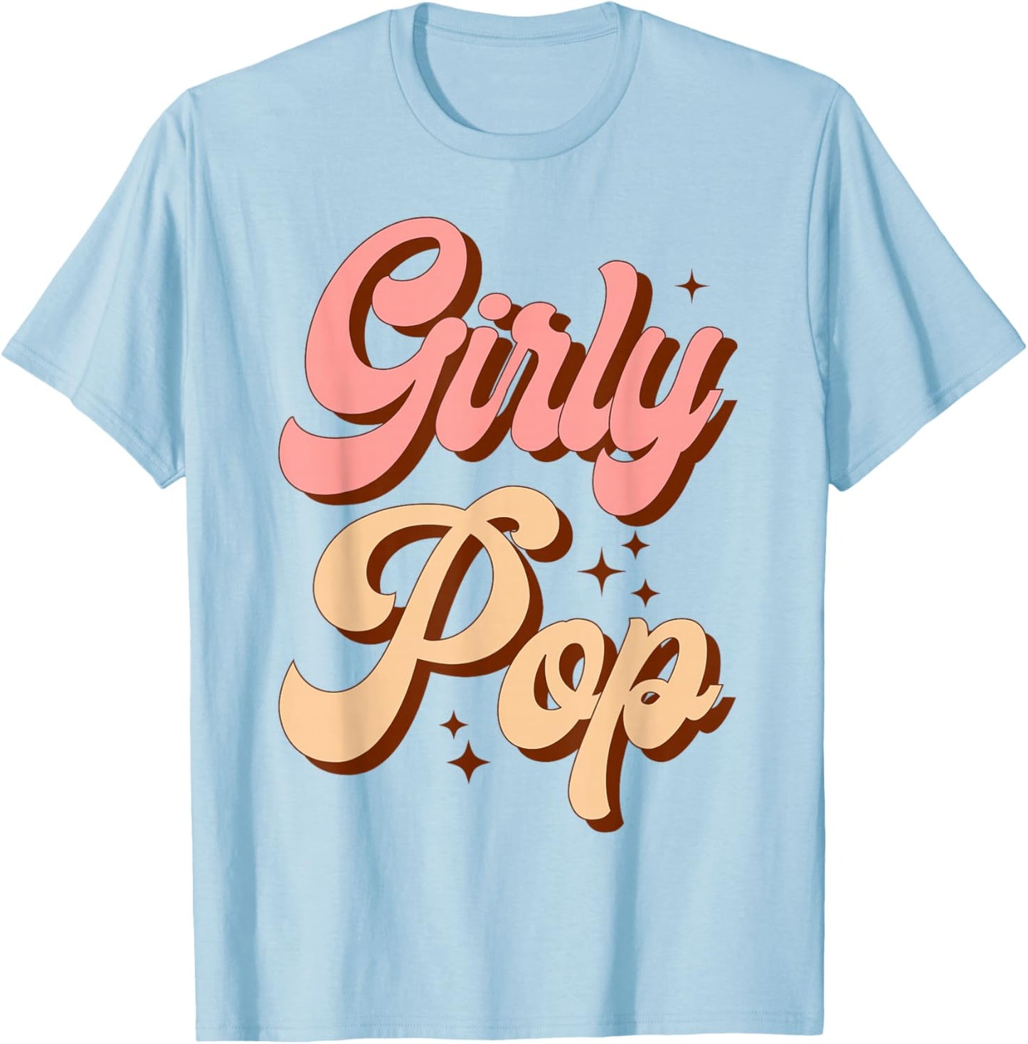 Girly Pop, Trendy Slaying Queen T-Shirt - T-Shirt | Light Blue