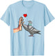 Pigeon Lover Men Women Kids T-Shirt - T-Shirt | Light Blue