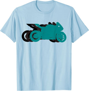 Sport Bike Crotch Rocket Gift Men Motorcycle Track Day T-Shirt - T-Shirt | Light Blue