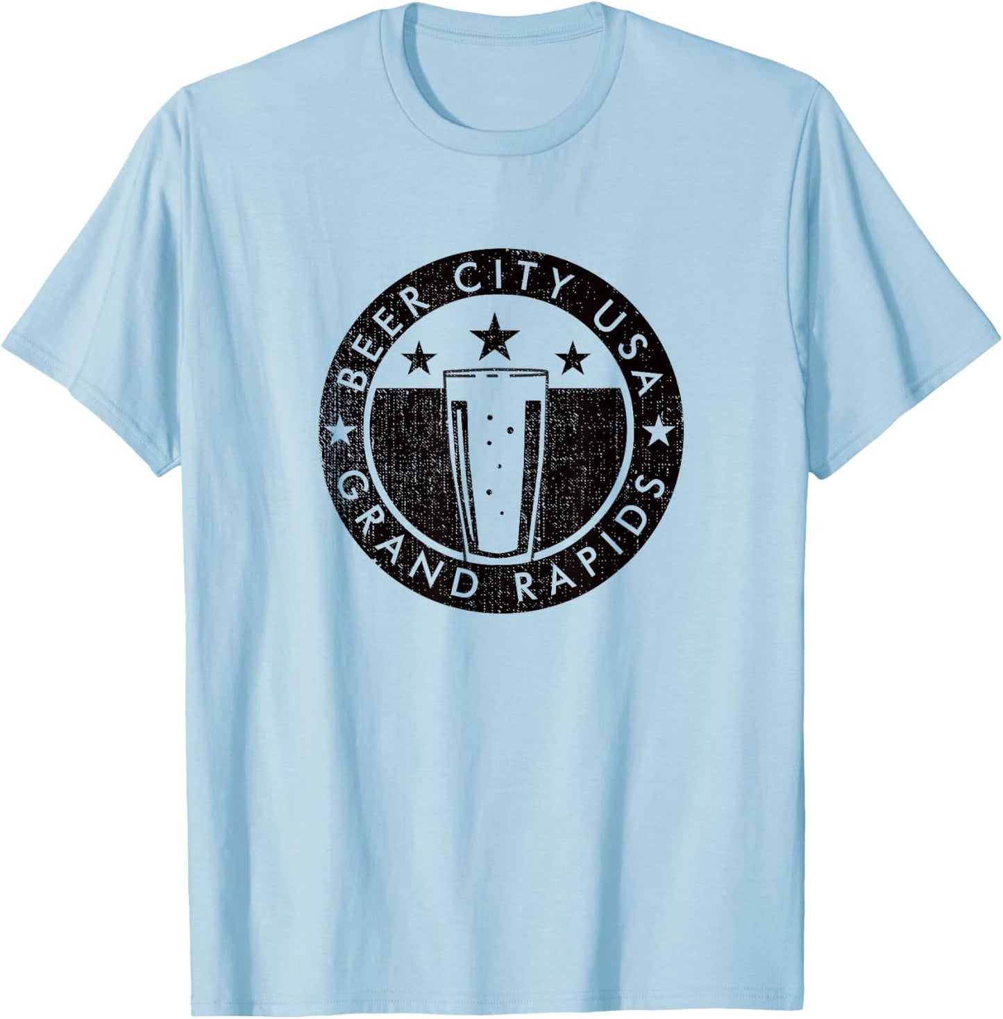 Grand Rapids Beer City craft brewing T-Shirt - T-Shirt | Light Blue
