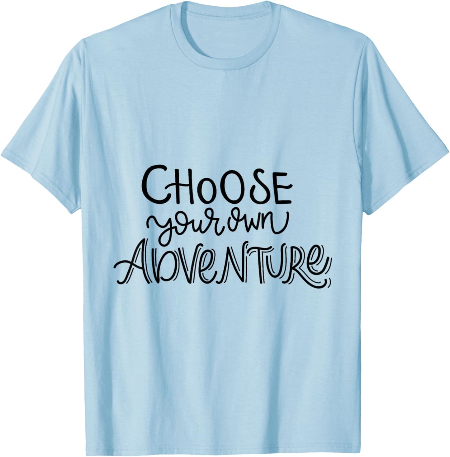 Choose Your Own Adventure T-Shirt - T-Shirt | Light Blue