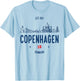 Copenhagen Denmark Travel T-Shirt - T-Shirt | Light Blue