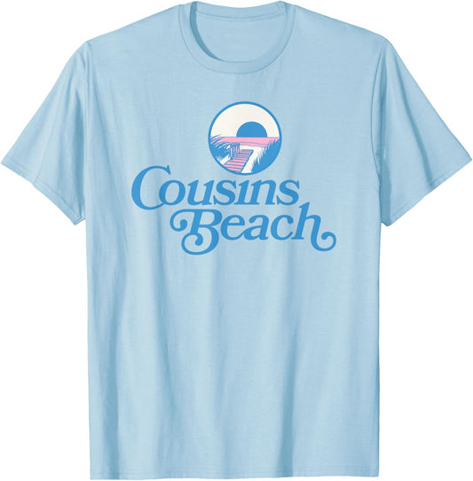 The Summer I Turned Pretty - Cousins Beach Graphic - White T-Shirt - T-Shirt | Light Blue