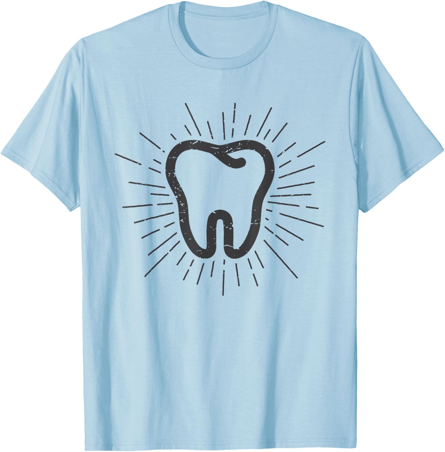 Tooth Dentist Hygienist Dental Oral Hygiene Gift T-Shirt - T-Shirt | Light Blue