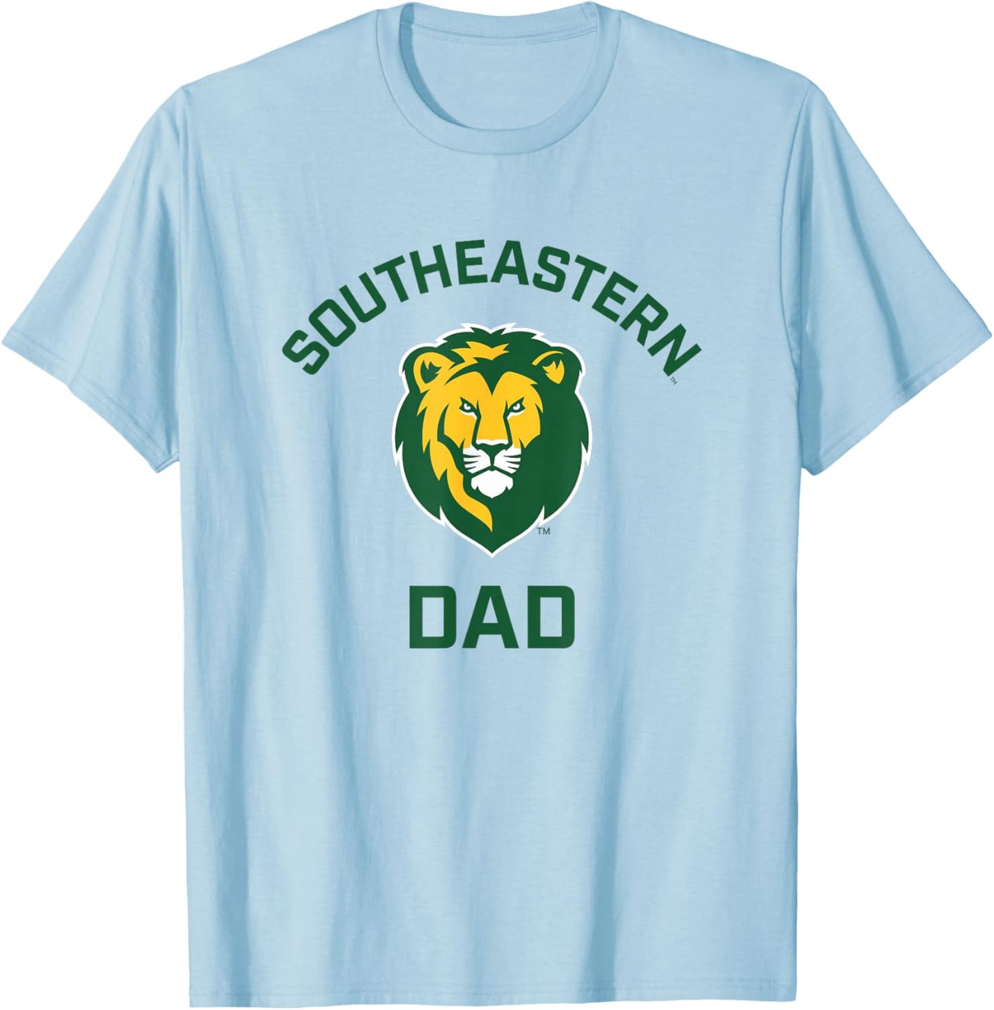Southeastern Louisiana University Lions Arched Dad T-Shirt - T-Shirt | Light Blue