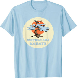 Cobra Kai Miyagi-Do Karate Eagle Fang Bonsai Tree Dojo Logo T-Shirt - T-Shirt | Light Blue