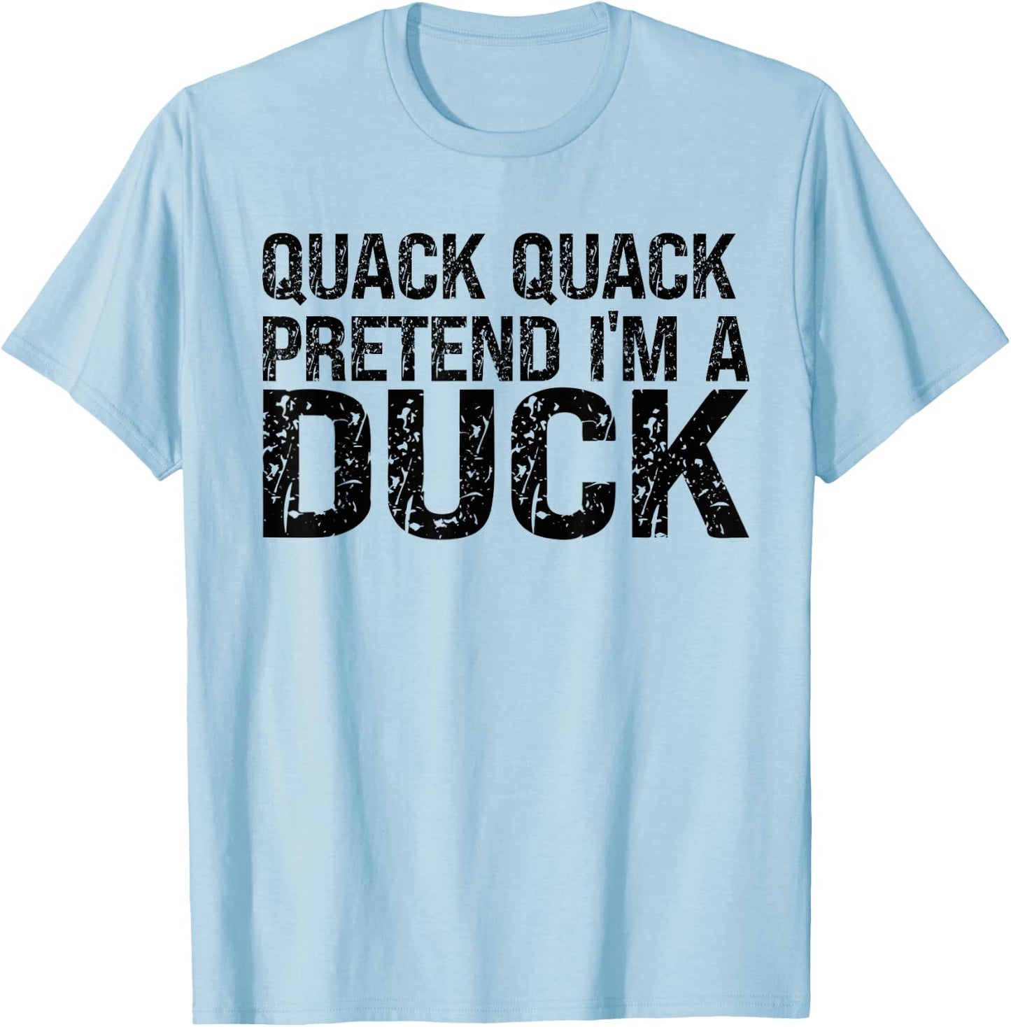 Pretend I'm A Duck Shirt Matching Kids Adult Duck Costume T-Shirt - T-Shirt | Light Blue