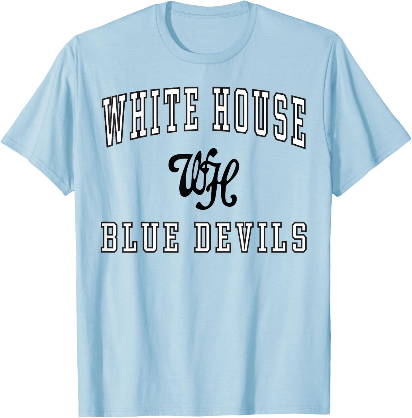 White House High School Blue Devils C1 T-Shirt - T-Shirt | Light Blue