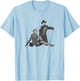Kim Hartman Richard Gibson 'Allo 'Allo By Allan Ballard T-Shirt - T-Shirt | Light Blue