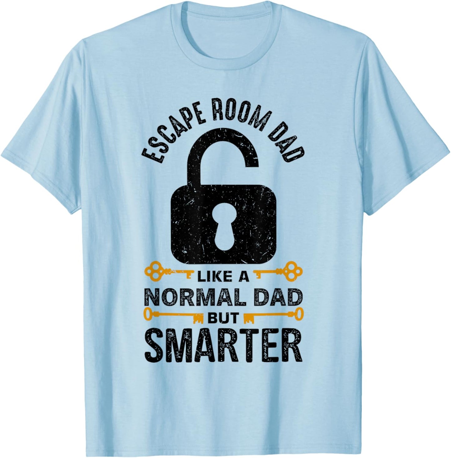 Cool Escape Room Game Design for Escape Room Dad T-Shirt - T-Shirt | Light Blue