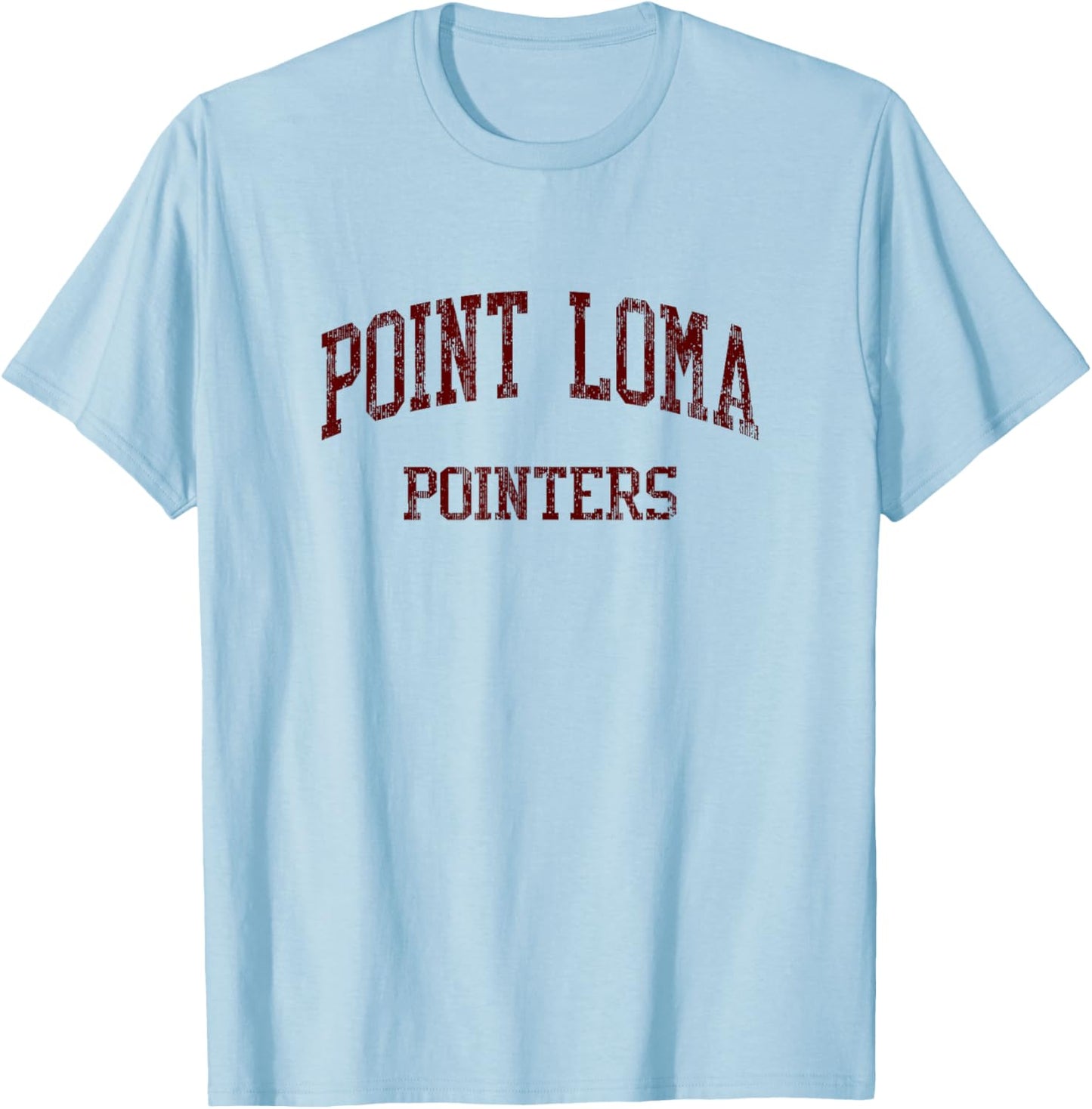 Point Loma High School HS San Diego CA Vintage Sports T-Shirt - T-Shirt | Light Blue