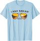 Lake Squad Matching Group Sunset Scene Sunglasses T-Shirt - T-Shirt | Light Blue
