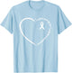 I Wear Orange For Leukemia Awareness Shirts T-Shirt - T-Shirt | Light Blue