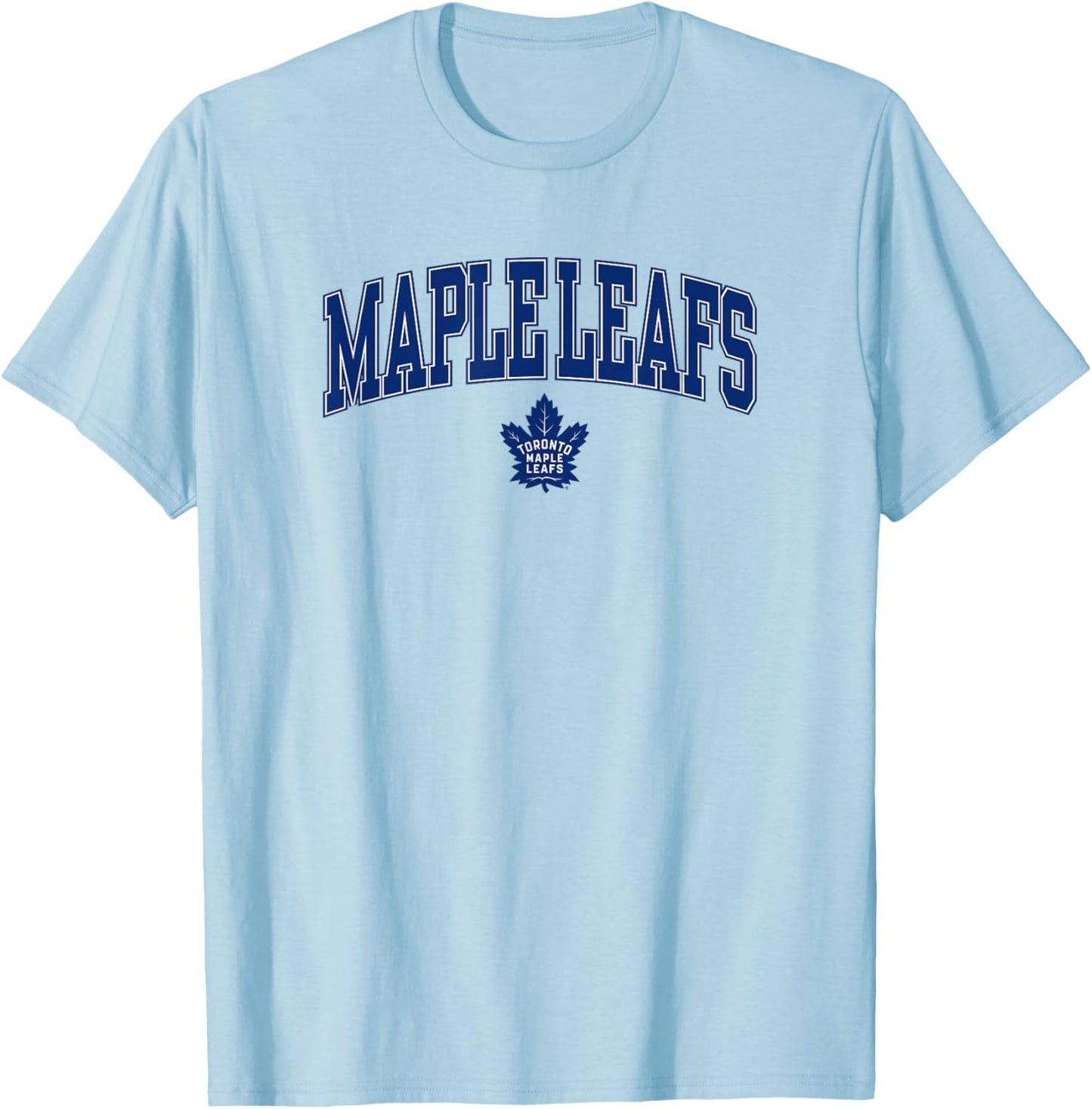Toronto Maple Leafs Arch Over Gray Officially Licensed T-Shirt - T-Shirt | Light Blue