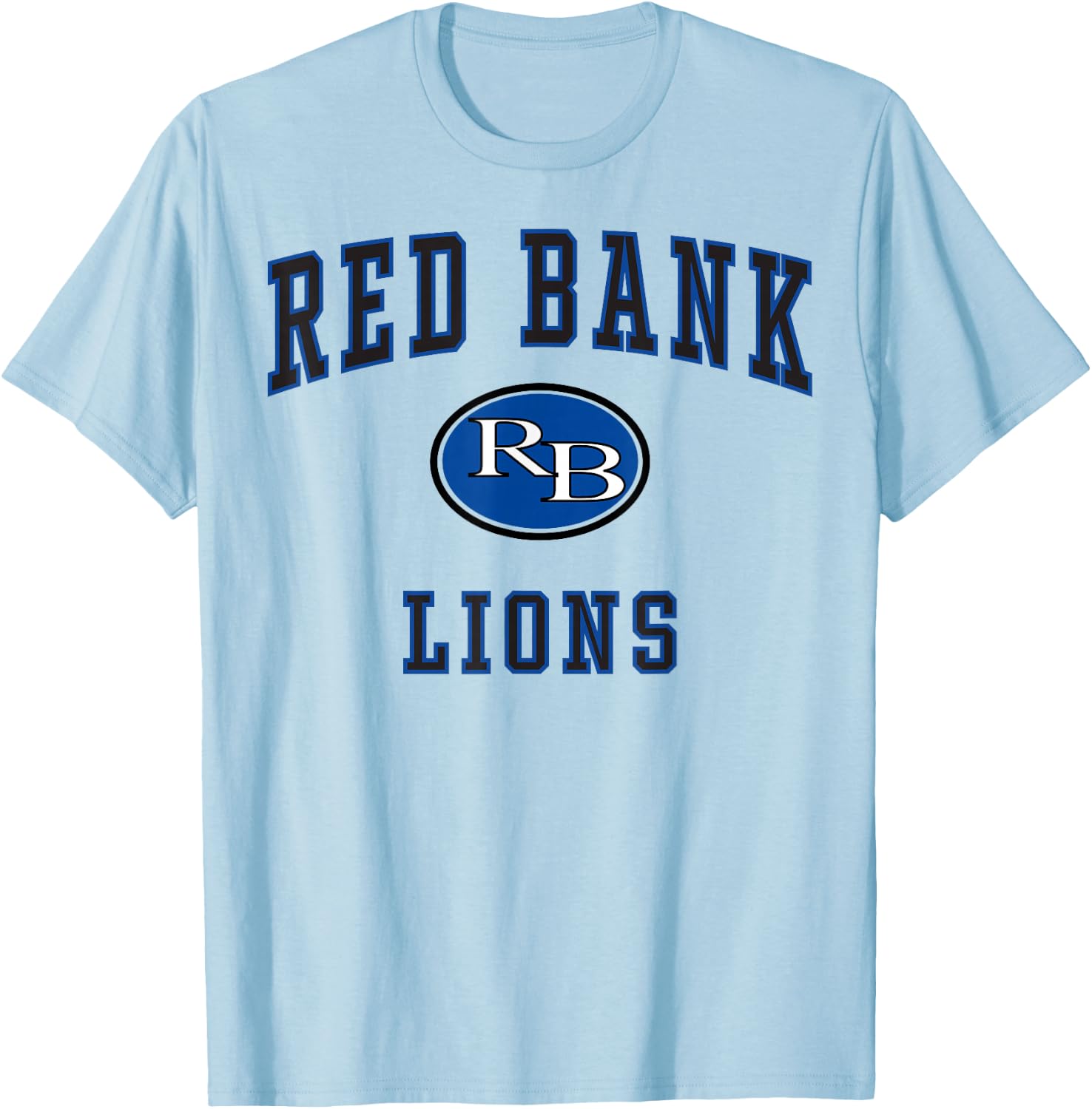 Red Bank High School Lions C1 T-Shirt - T-Shirt | Light Blue