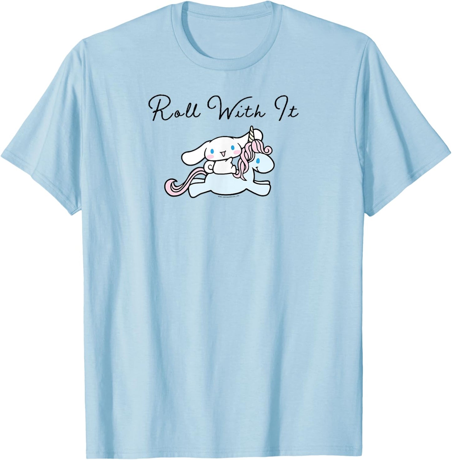 Cinnamoroll Roll With It T-Shirt - T-Shirt | Light Blue