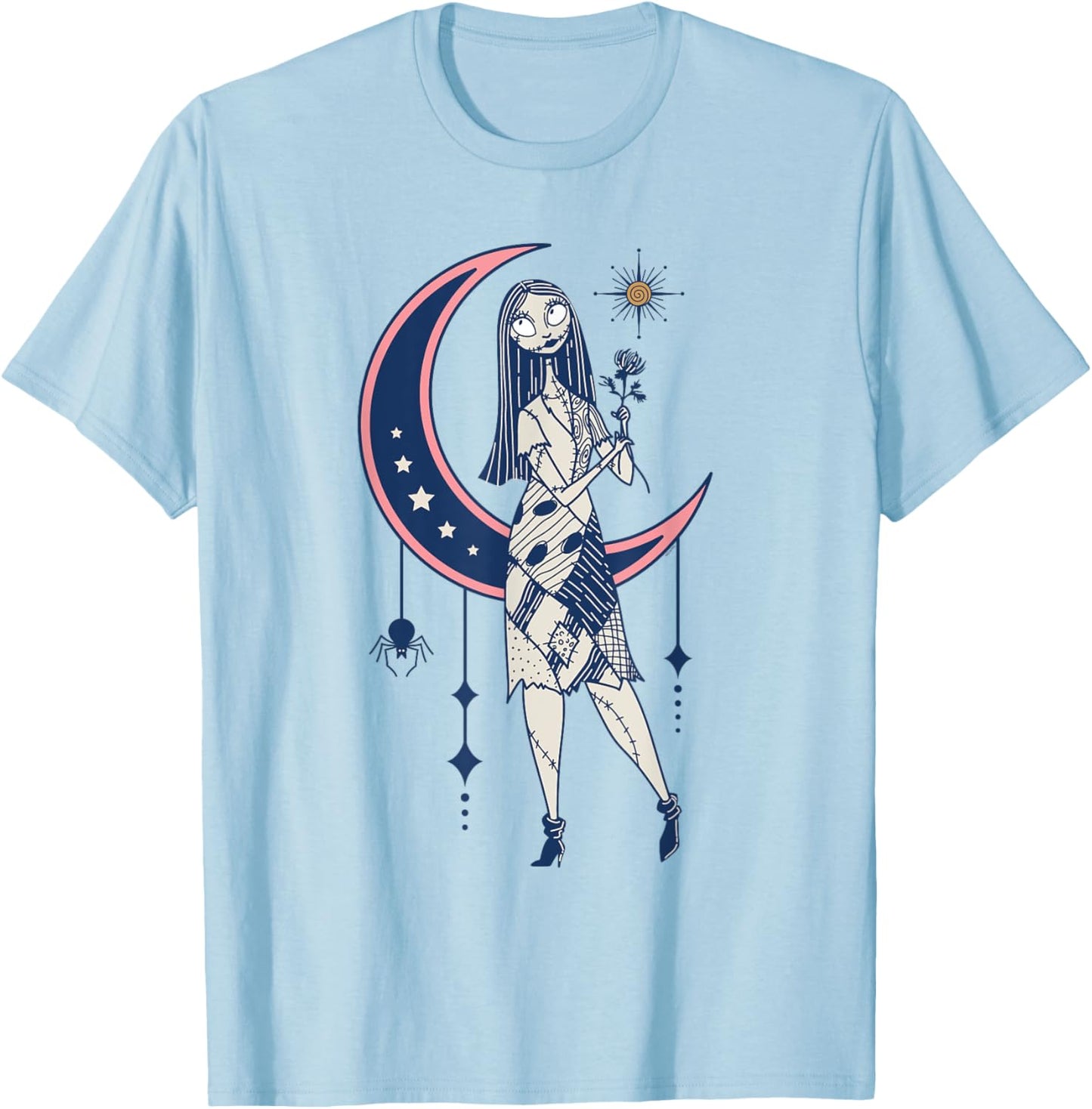Disney The Nightmare Before Christmas Sally and Moon Mystic T-Shirt - T-Shirt | Light Blue