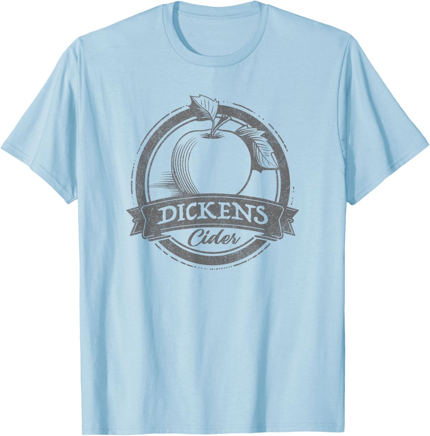Drinking Humor Funny Dickens Cider T-Shirt - T-Shirt | Light Blue