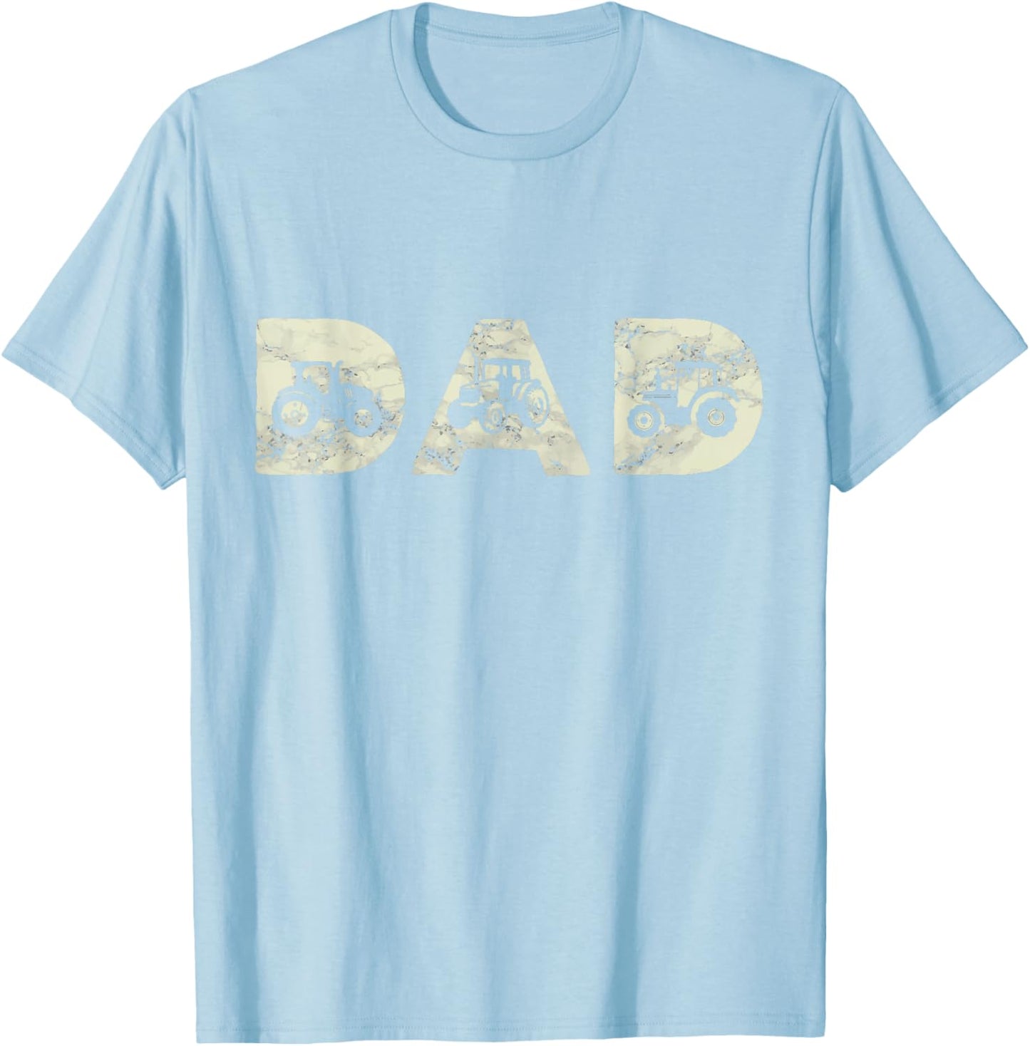 Tractor Dad Farming Father Farm Lover Farmer Daddy T-Shirt - T-Shirt | Light Blue