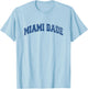 Miami Dade Sports Classic Varsity College Style T-Shirt - T-Shirt | Light Blue