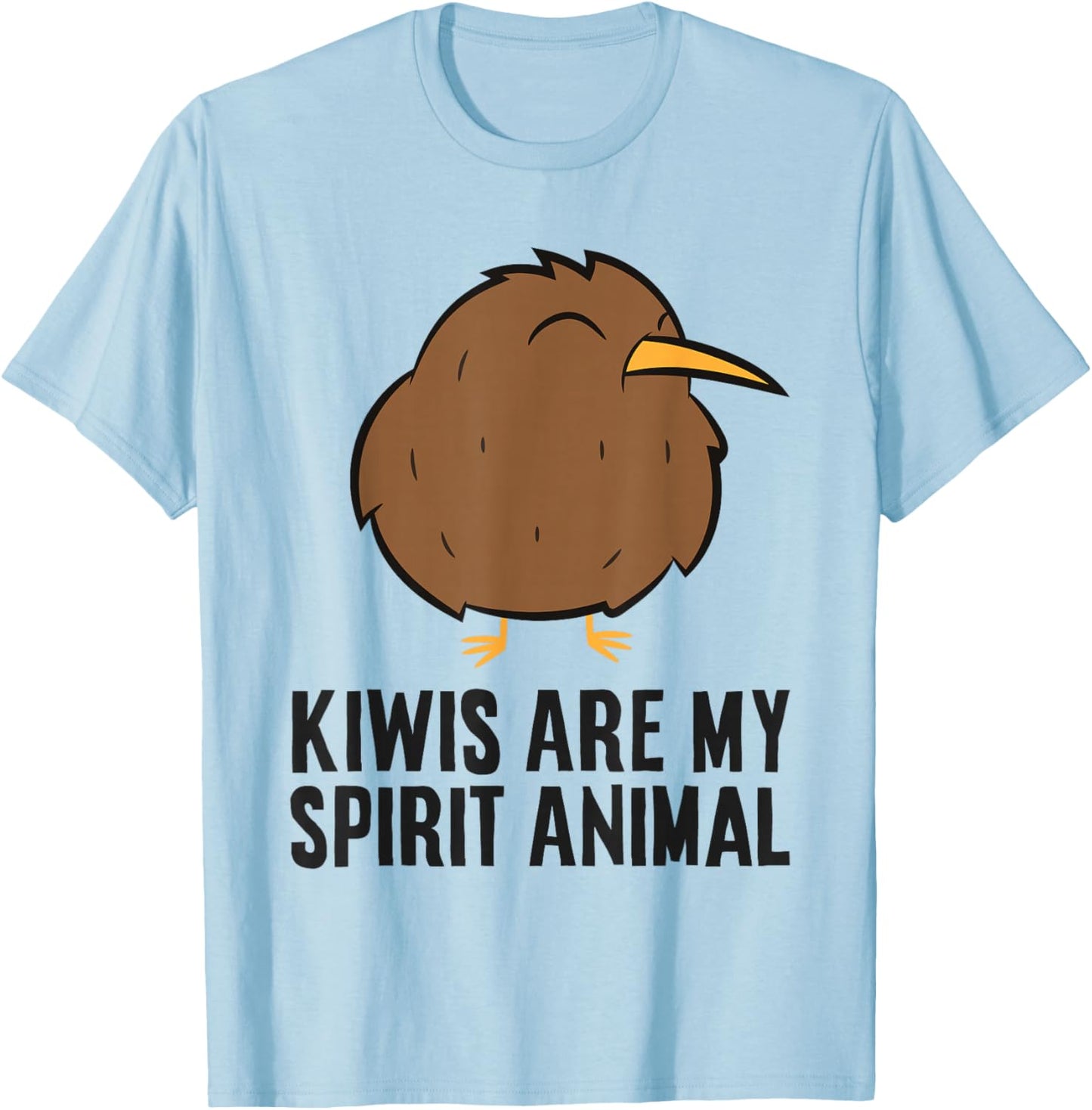 Kiwis Are My Spirit Animal Funny Kiwi T-Shirt - T-Shirt | Light Blue