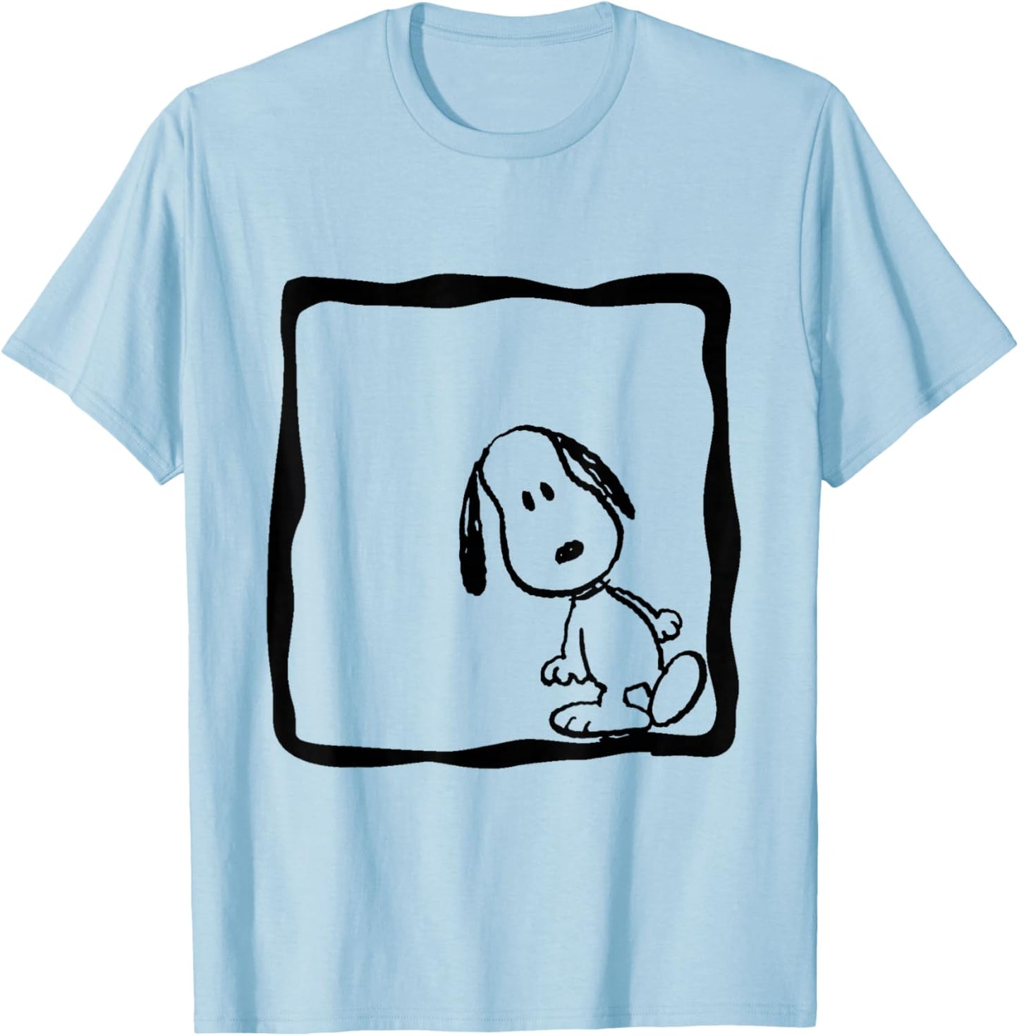 Peanuts Snoopy Lean T-Shirt - T-Shirt | Light Blue