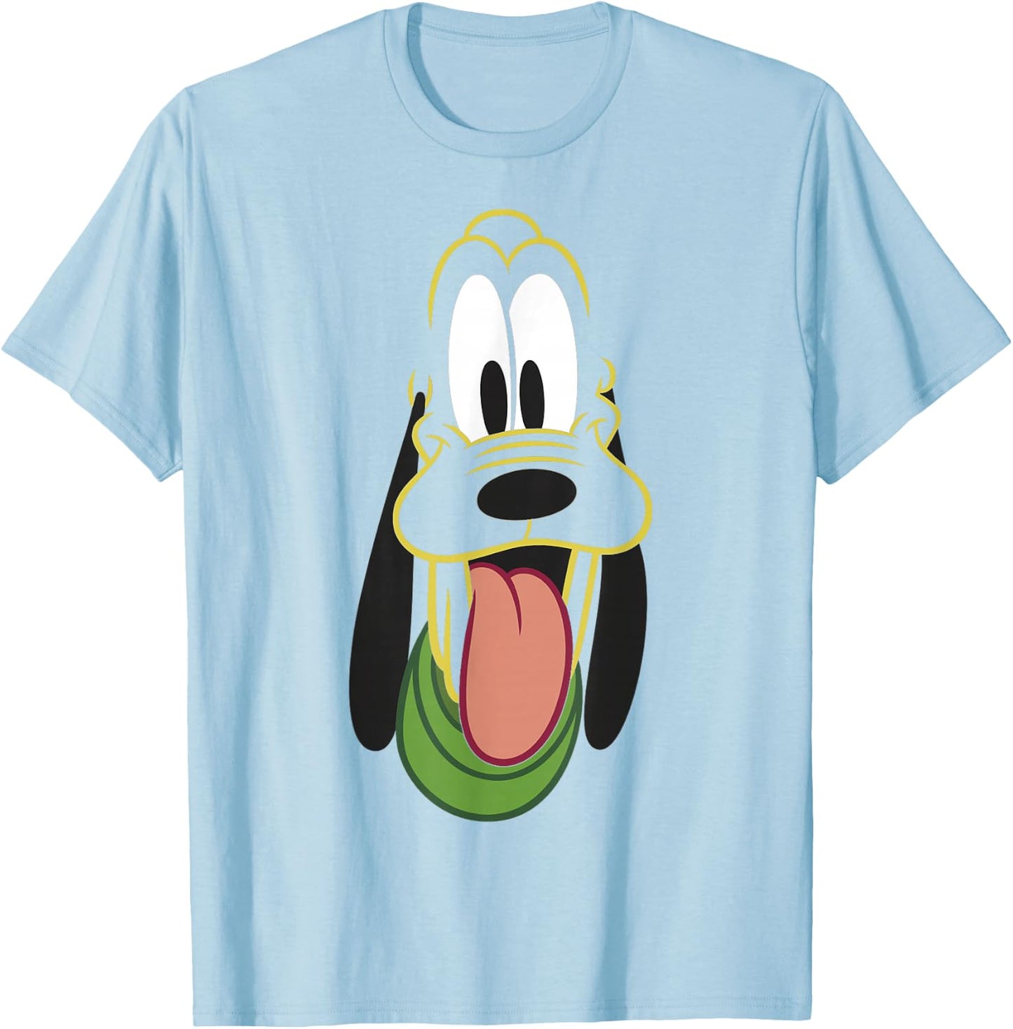 Disney Mickey and Friends Pluto Big Face T-Shirt - T-Shirt | Light Blue