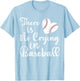 Cute There Is No Crying In Baseball Sister Toddler Funny Kid T-Shirt - T-Shirt | Light Blue