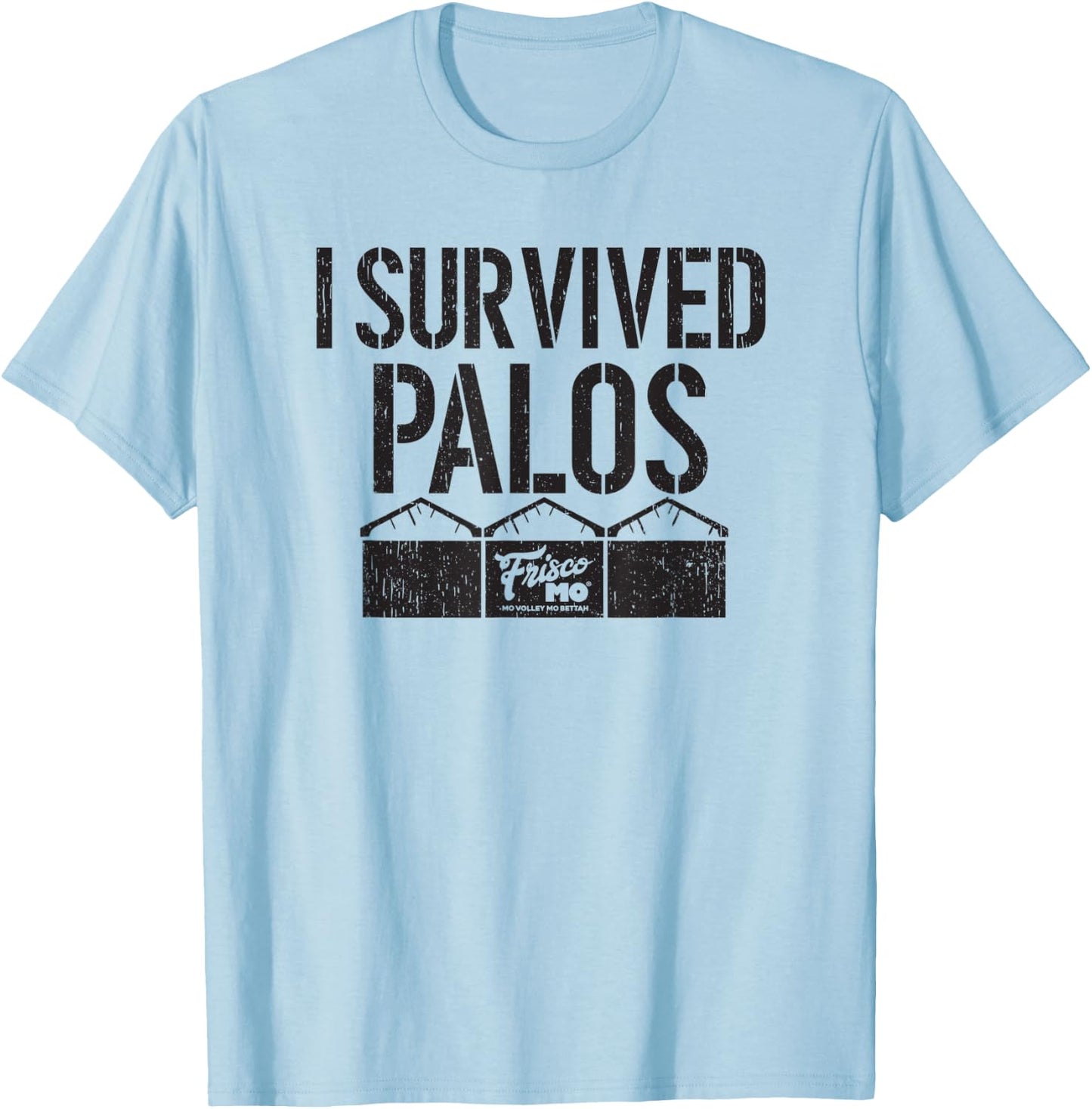 I Survived Palos Volleyball T-Shirt - T-Shirt | Light Blue