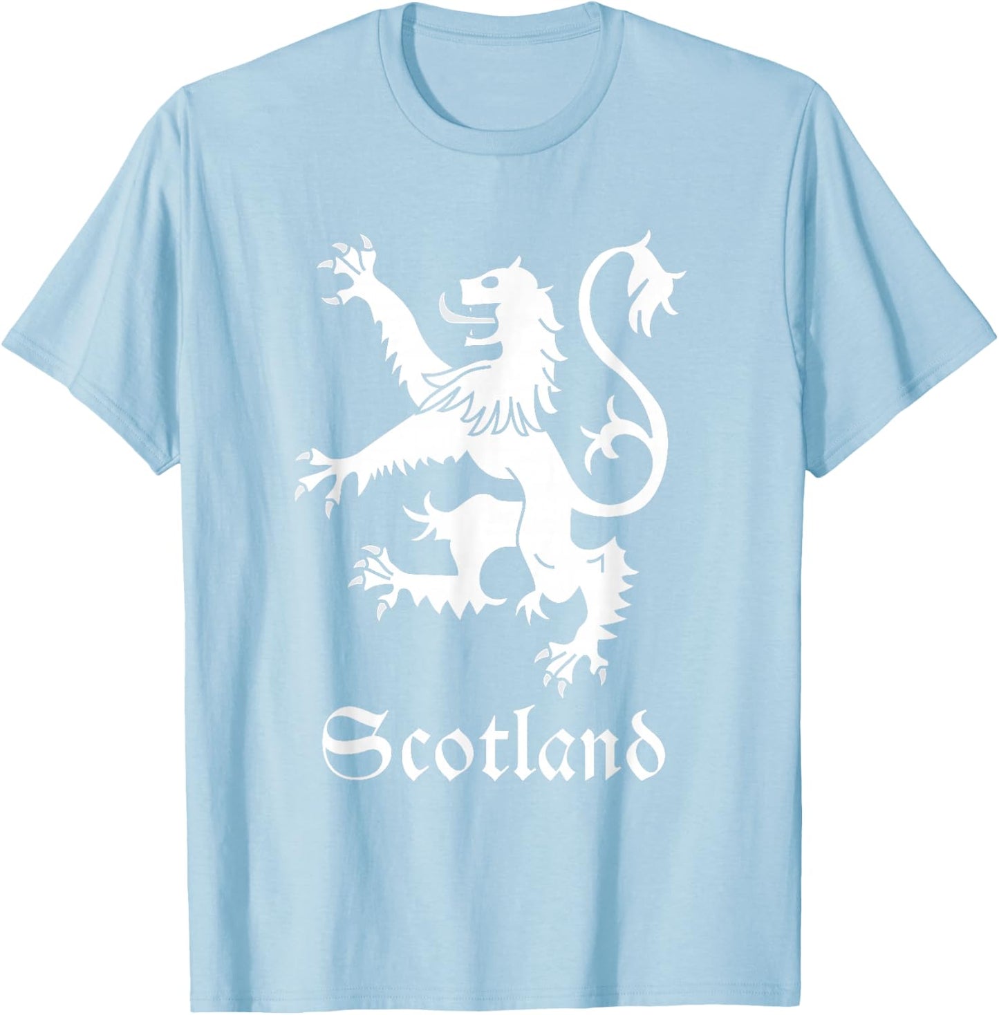 Scottish Lion Rampant Scotland Coat Arms Gift Crest T-Shirt - T-Shirt | Light Blue