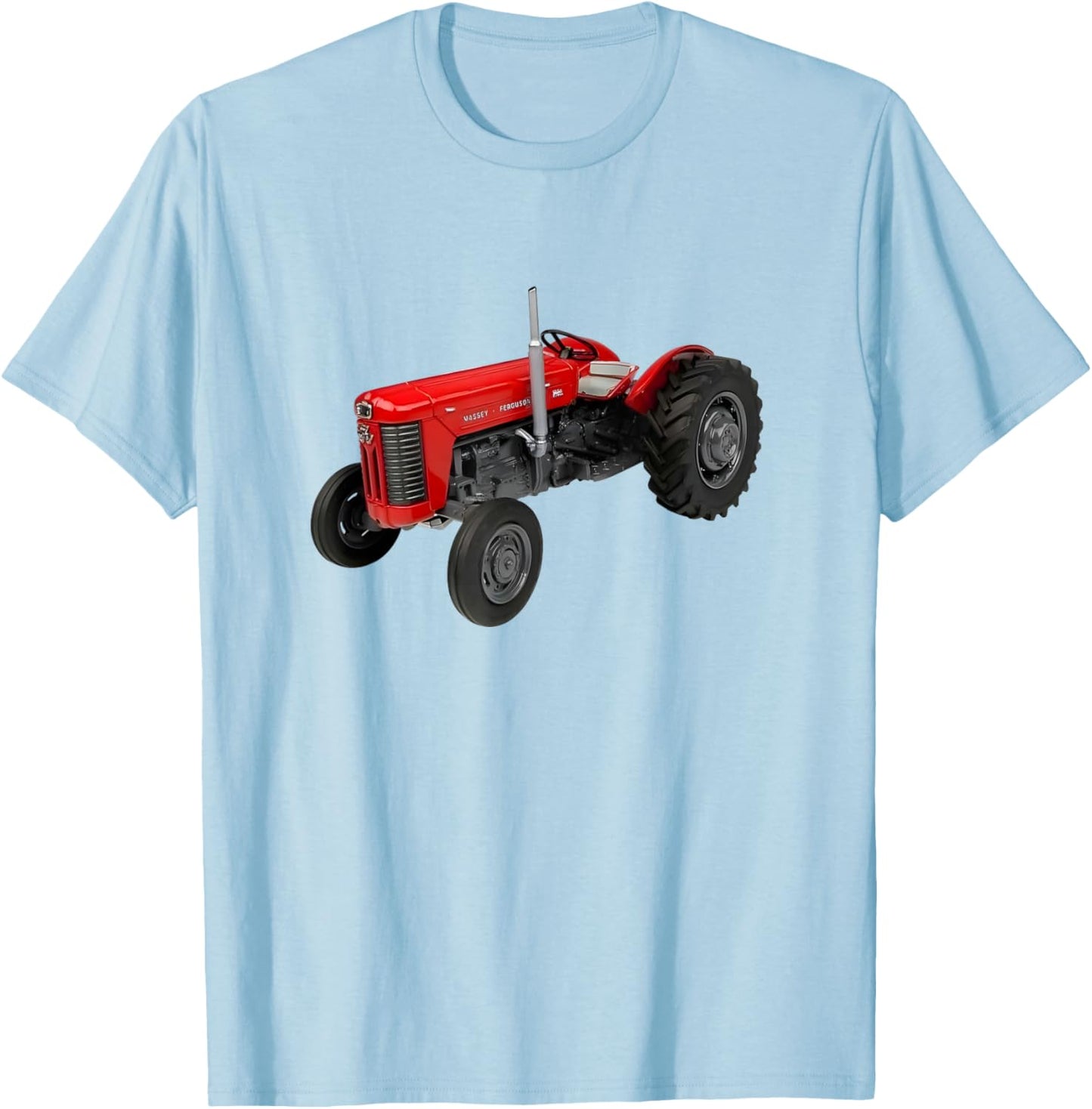 Masey Ferguson 65 Stoneleigh Vintage Tractor Graphic T-Shirt - T-Shirt | Light Blue