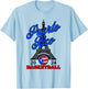 Puerto Rican Pride Basketball Sport Puerto Rico Flag Boricua T-Shirt - T-Shirt | Light Blue