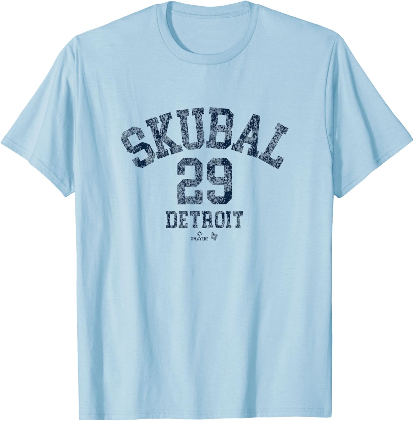 Tarik Skubal - Skubal 29 - Detroit Baseball T-Shirt - T-Shirt | Light Blue