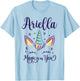 First Name Ariella Personalized I Love Ariella T-Shirt - T-Shirt | Light Blue