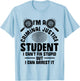 Criminal Justice School Essentials Criminal Justice Student T-Shirt - T-Shirt | Light Blue