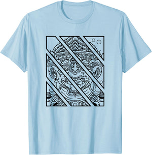 Cambodia Cambodian Khmer Traditional Dance Reamker Mask T-Shirt - T-Shirt | Light Blue