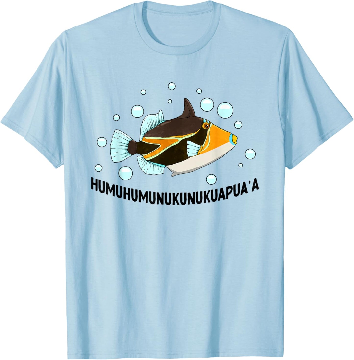 Humuhumunukunukuapua'a Hawaiian Reef Triggerfish Hawaii T-Shirt - T-Shirt | Light Blue
