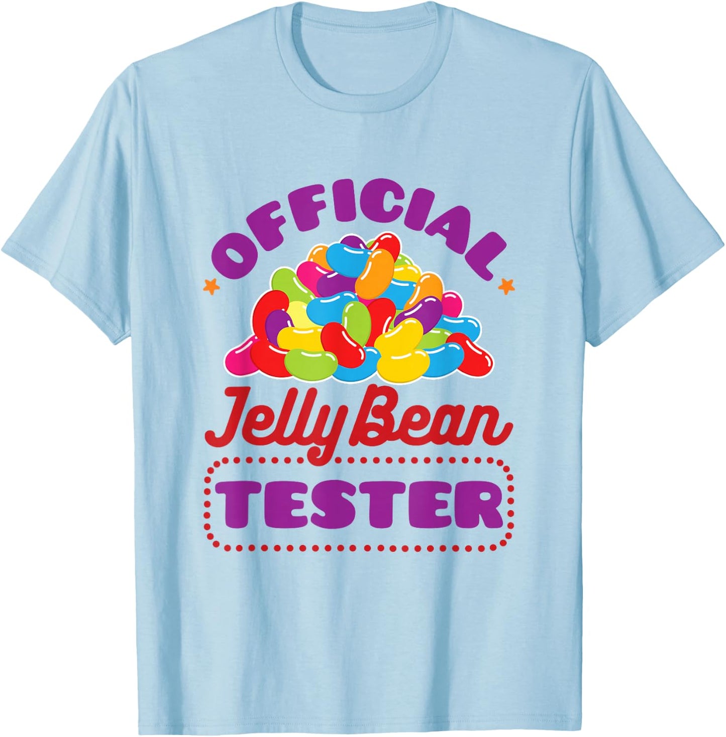 Easter Candy Cute Jellybeans Jelly Bean Tester T-Shirt - T-Shirt | Light Blue