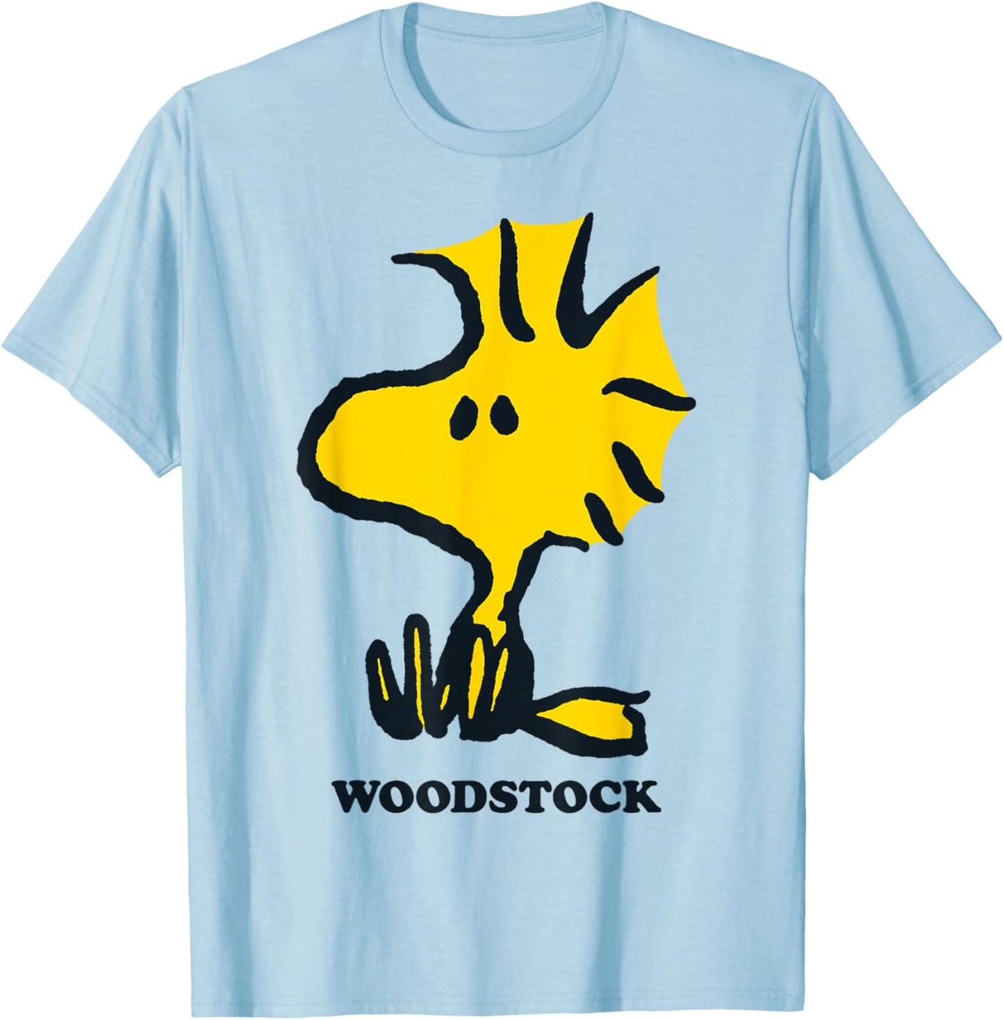 Peanuts Woodstock Sat Down T-Shirt - T-Shirt | Light Blue