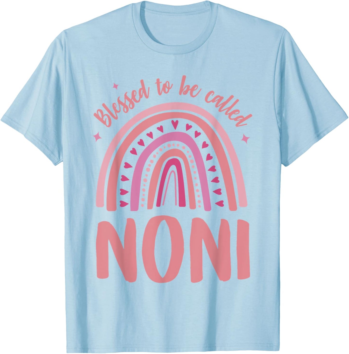 Noni Grandma Blessed to be called Noni T-Shirt - T-Shirt | Light Blue